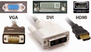 Izgled VGA, DVI i HDMI porta