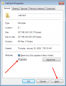 AIKU računari - Kako sakriti datoteke i fascikle u Windows 7, 8, 10 4